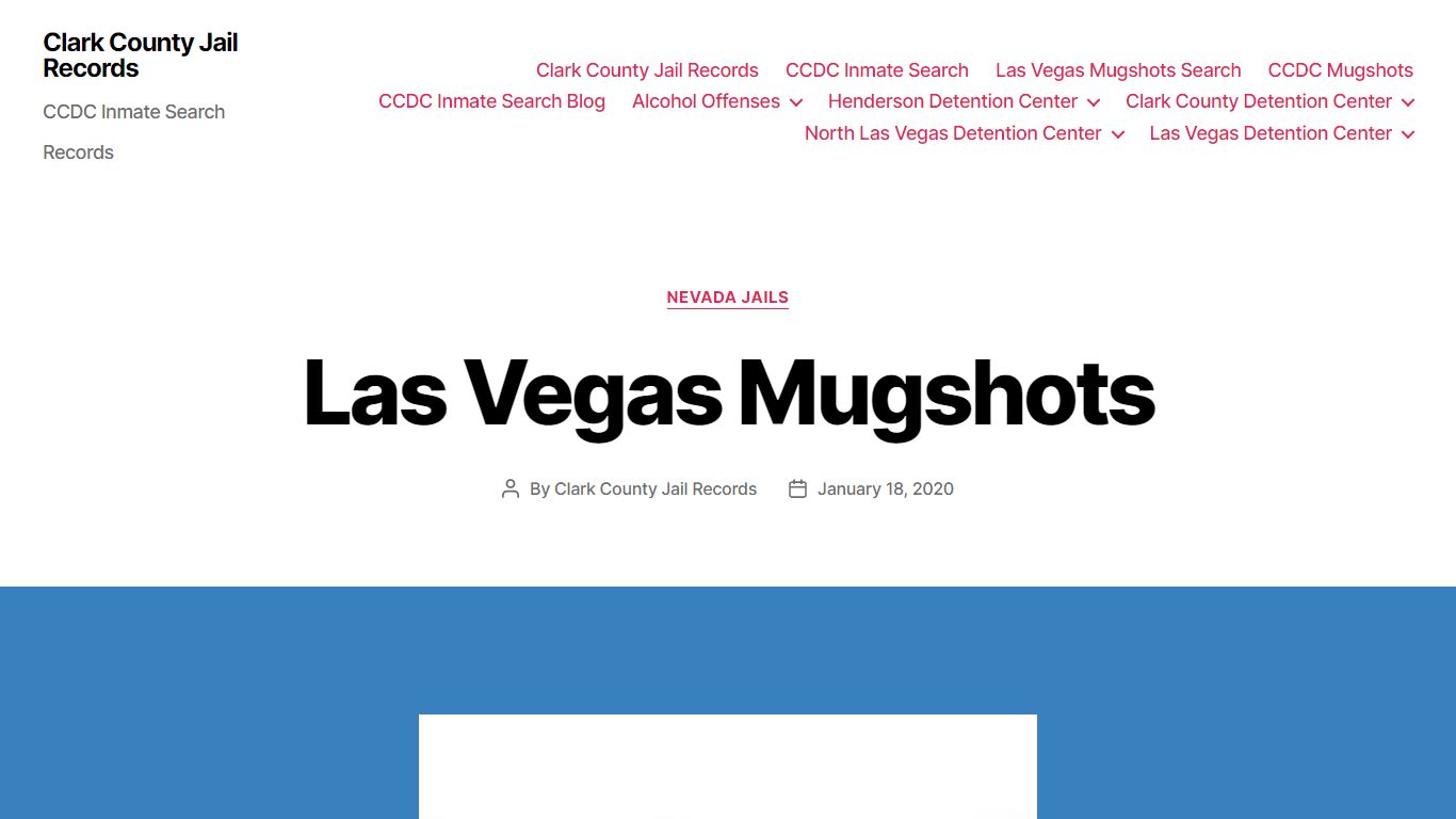 Las Vegas Mugshots - Clark County Jail Records